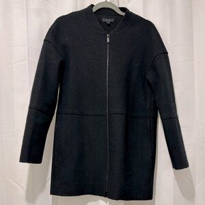 COS black wool bomber jacket size 4